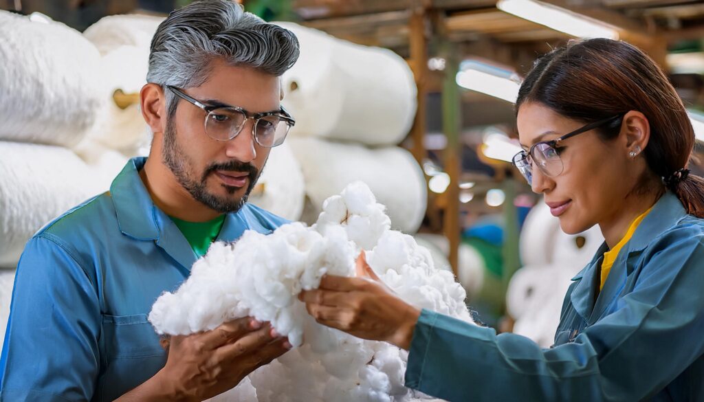 quality-inspection-process-cotton-factory-with-workers-examining-cotton-fibers